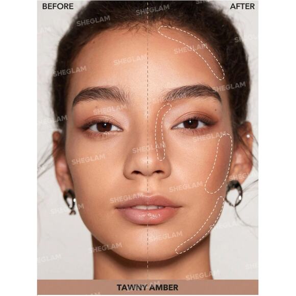 SHEGLAM Snatch & Define Contour Stick - Tawny Amber | Medium Cool Cream - Picture 3 of 8